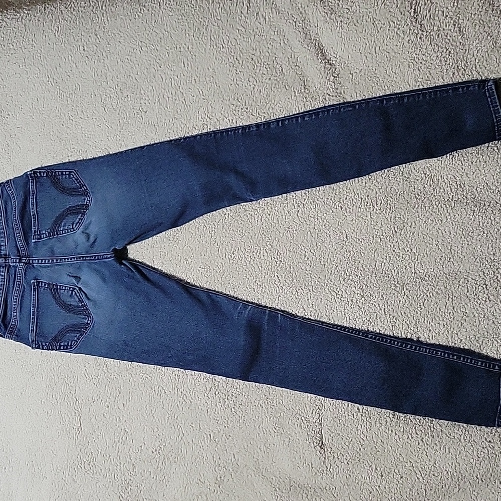 🌞Hollister Women's Skinny Jeans in Deep Blue W 24 L29 - Picture 6 of 7